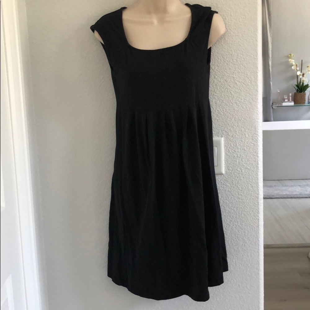 Angel black mini dress
